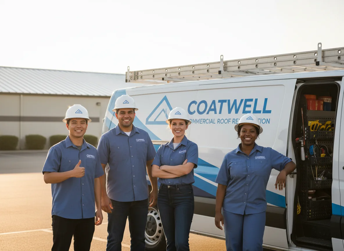 Commercial roof coating company in Tamaroa, IL